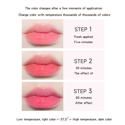 MACKANDY Color-Changing Lip Balm – Moisturizing Beeswax with Vitamin E, Natural Lip Care Stocking Stuffer - Beauty & Beyond