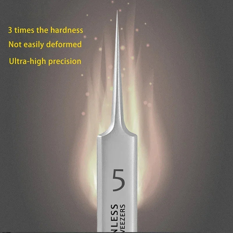 German Ultra-Fine No. 5 Blackhead & Pimple Remover - Acne Needle Tool, Beauty Tweezers - Beauty & Beyond