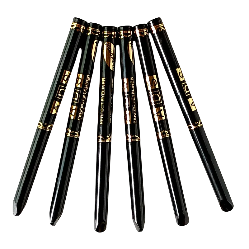 3pcs Waterproof Black Eyeliner Pencils - Long-Lasting, Smudge & Sweat Proof, Bold Eye Makeup - Beauty & Beyond