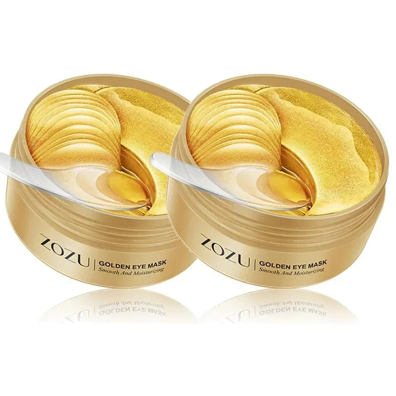 60/120PCS Avocado Gold Eye Mask – Moisturizing & Firming Patches | Anti-Wrinkle, Dark Circles & Eye Bag Care