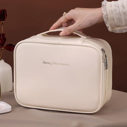 New Women's Cosmetic Bag - Portable, Large Capacity, Luxury Makeup & Toiletry Organizer