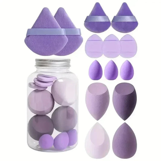 12/14Pcs Makeup Sponge Cosmetic Puff - Beauty & Beyond