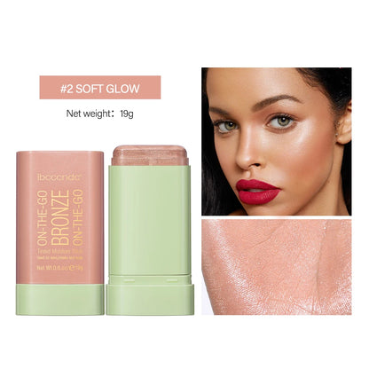 Bronze Blush Stick – Waterproof, Easy Color, 4 Shades, High Pigment, Brightening