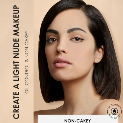 FOCALLURE 3-Color Face Powder – Brighten, Oil-Control, Nude Pressed Foundation