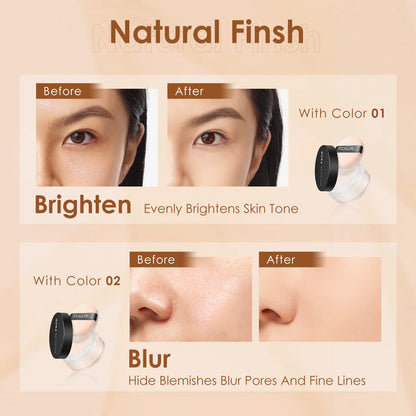 Focallure Loose Setting Powder – Invisible Finish & Oil Control | Translucent, Natural Soft Face Makeup