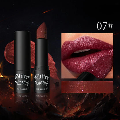 Multi-Color Non-Stick Cup Matte Lipstick – Flash Lasting, Easy Color, Diamond Lipstick for Dark Halloween Look - Beauty & Beyond
