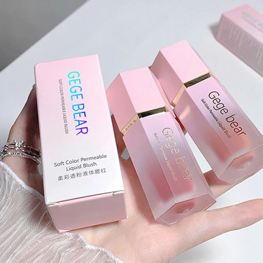 EGE Bear Soft Glow Liquid Blush – Sheer Color, Dewy Hydration & Natural Matte Finish for a Fresh Girl-Next-Door Look - Beauty & Beyond