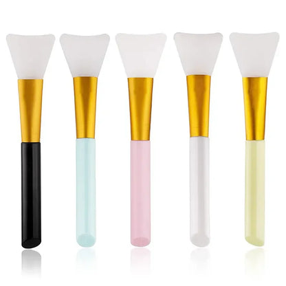 Advanced Silicone Facial Mask Brush – 1/4/5/6-Pack | Mild, Soft & Formaldehyde-Free for All Skin Types