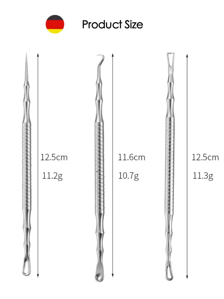 Blackhead Remover Acne Tool - Pimple Extractor, Tweezers, Pore Cleaner - Beauty & Beyond