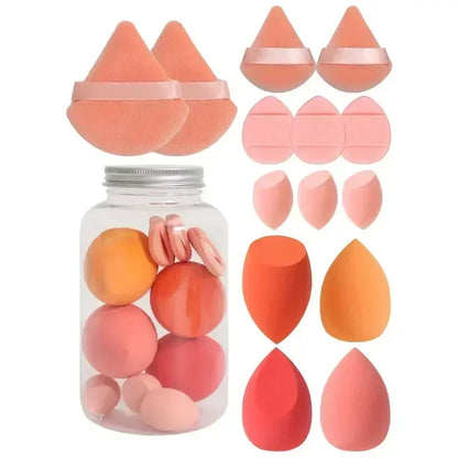 12/14Pcs Makeup Sponge Cosmetic Puff - Beauty & Beyond