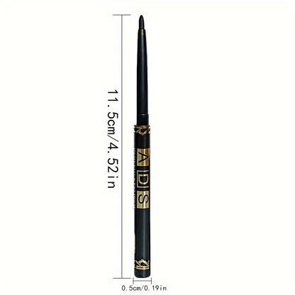 3pcs Waterproof Black Eyeliner Pencils - Long-Lasting, Smudge & Sweat Proof, Bold Eye Makeup - Beauty & Beyond
