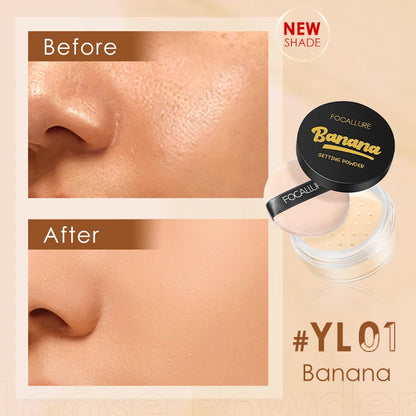Focallure Loose Setting Powder – Invisible Finish & Oil Control | Translucent, Natural Soft Face Makeup