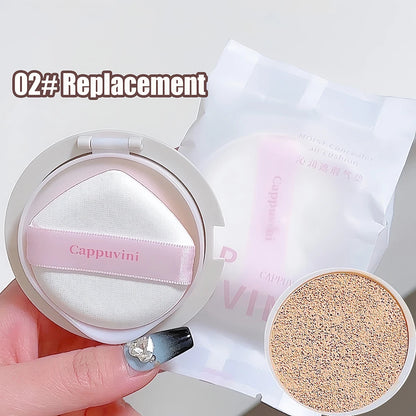 BB Cream Air Cushion Foundation – Full Coverage, Waterproof, Long-Lasting, 3 Colors