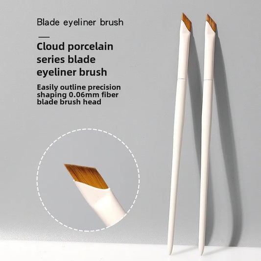 1/2/3Pcs Upgrade Blade Eyeliner Brush - Ultra Thin, Fine Angle, Eyebrow, Under Eye Detail Tool - Beauty & Beyond