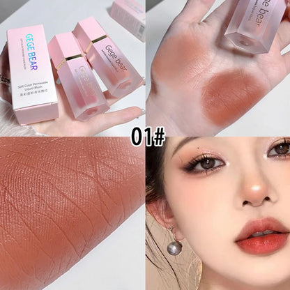 EGE Bear Soft Glow Liquid Blush – Sheer Color, Dewy Hydration & Natural Matte Finish for a Fresh Girl-Next-Door Look - Beauty & Beyond