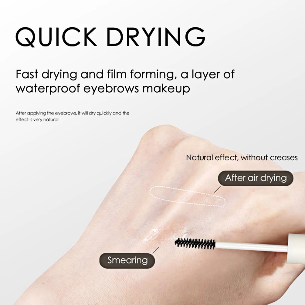 QIBEST Eyebrow Gel – Transparent, Waterproof, Sweat-Proof Styling & Repair Gel - Beauty & Beyond