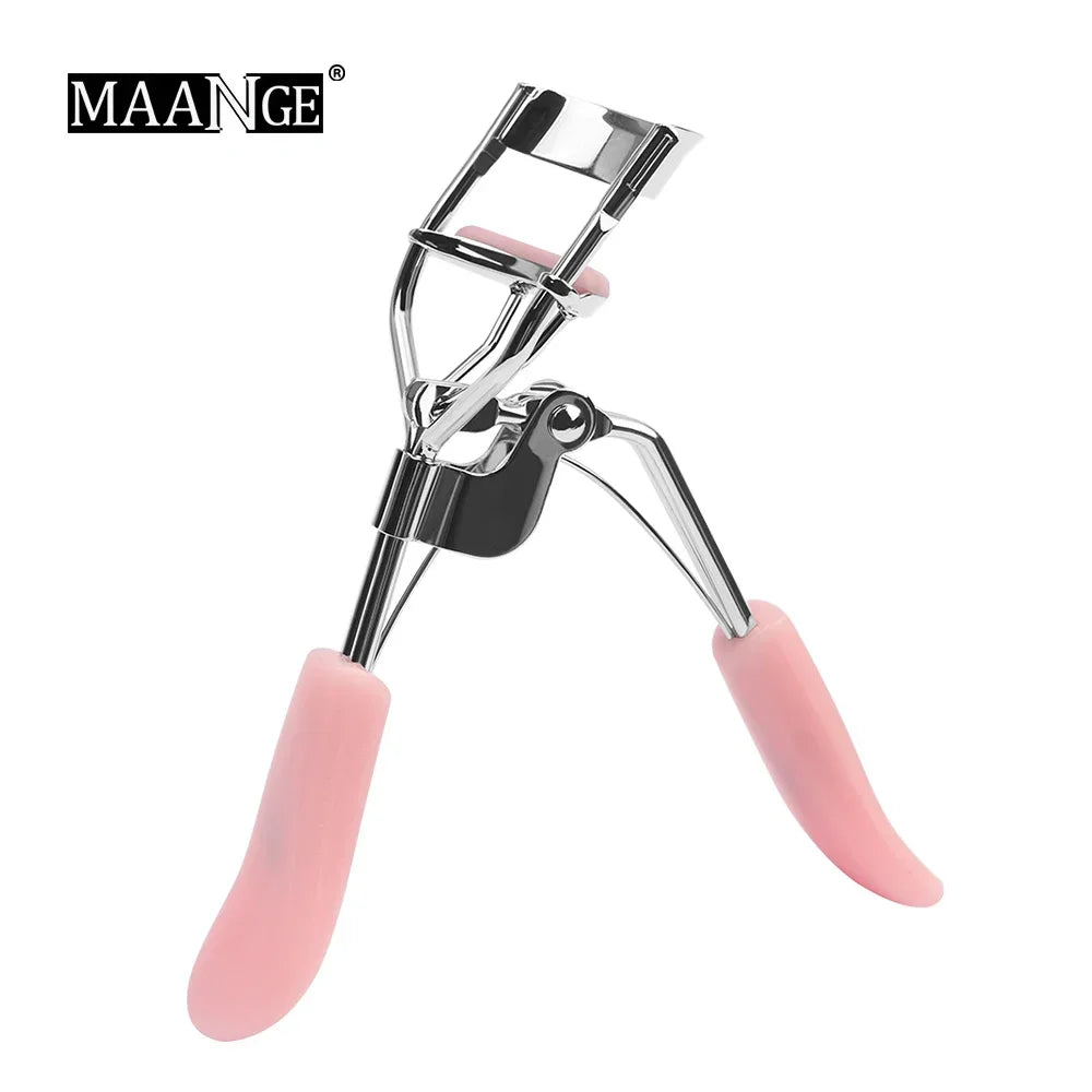 1PC Makeup Eyelash Curler - Beauty Tool, Cute Handle, Random Color - Beauty & Beyond