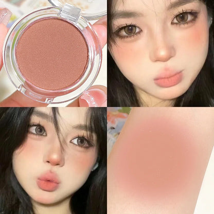 Monochrome Matte Blush – Whitening Effect, Natural Nude Shades, Soft Smudge Finish, Vitality Glow - Beauty & Beyond