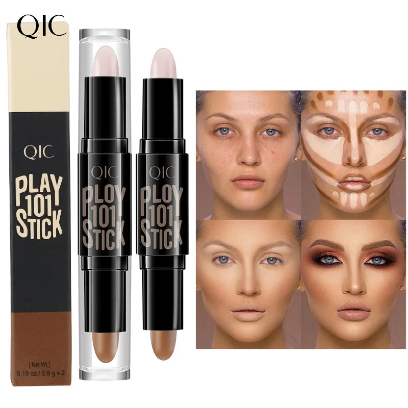 Double-ended Highlight Contouring Pen – V Face Sculpting, Silky Smooth Mineral Concealer & Highlighter! - Beauty & Beyond