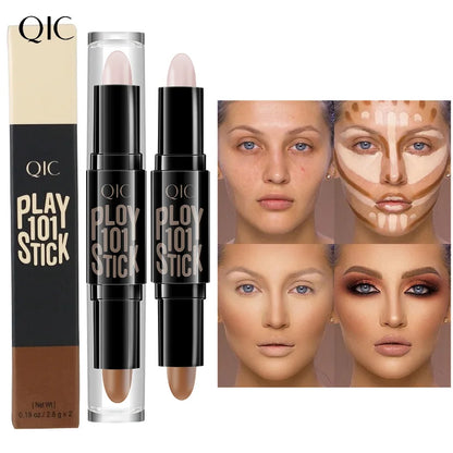 Double-ended Highlight Contouring Pen – V Face Sculpting, Silky Smooth Mineral Concealer & Highlighter! - Beauty & Beyond