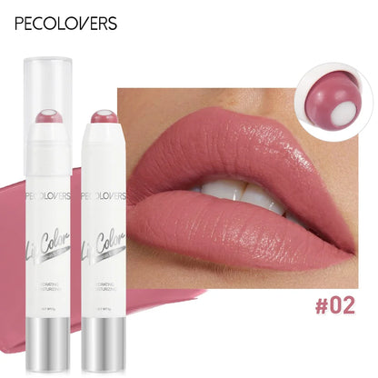 2-in-1 Nude Lipstick – Matte Red Lip Balm, Moisturizing, Waterproof, Long-Lasting, Non-Stick Cup, 6 Colors - Beauty & Beyond