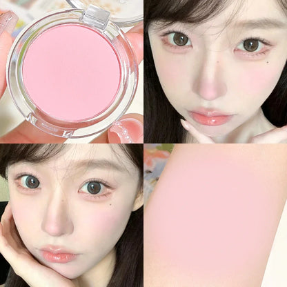 Monochrome Matte Blush – Whitening Effect, Natural Nude Shades, Soft Smudge Finish, Vitality Glow - Beauty & Beyond
