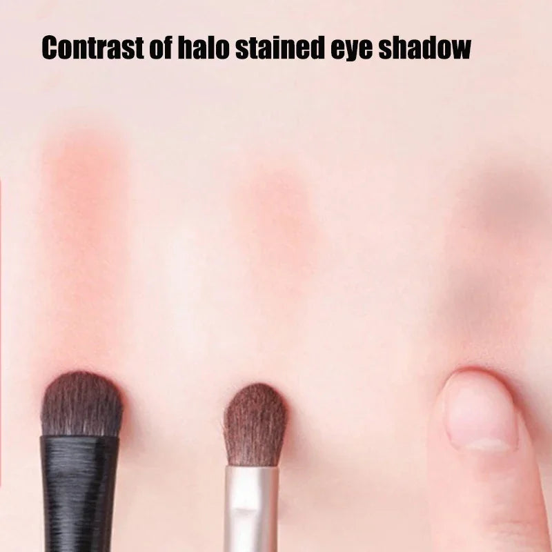 6pcs Black Eye Makeup Brushes Set - Contouring, Eyeshadow, Eyeliner, Blending, Beauty Tool - Beauty & Beyond