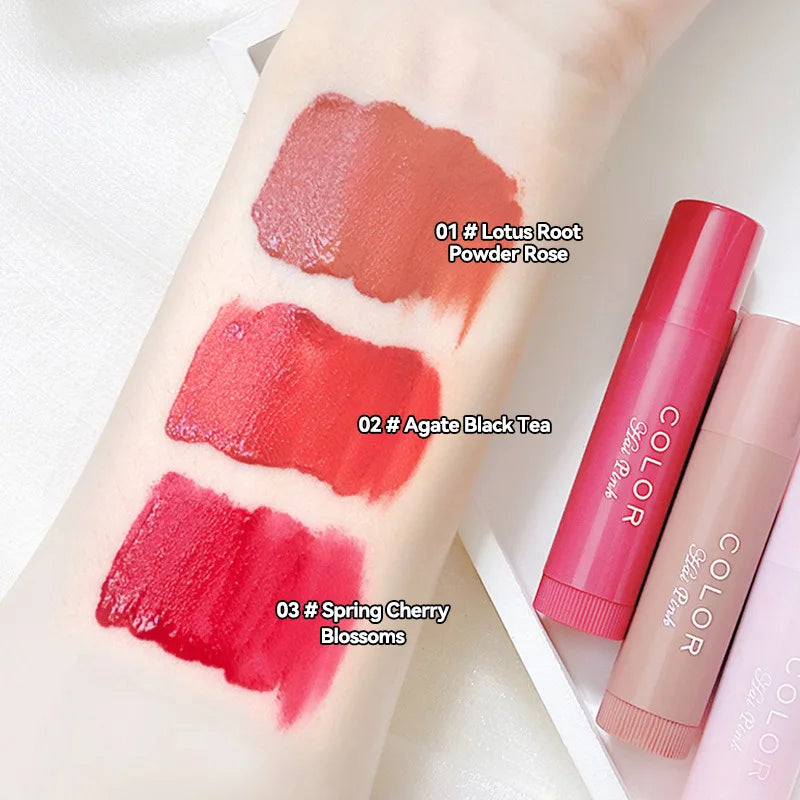 HAIPINK 3-Piece Set Tinted Moisturizing Lip Balm - Hydrating, Fades Lip Lines, Prevents Chapping - Beauty & Beyond
