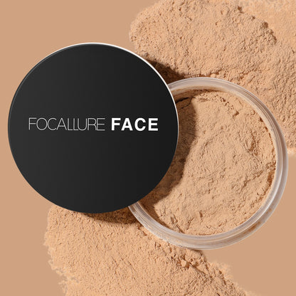 Focallure Loose Setting Powder – Invisible Finish & Oil Control | Translucent, Natural Soft Face Makeup