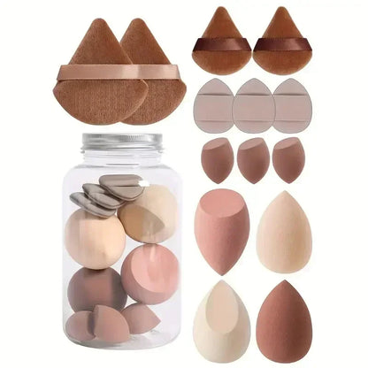 12/14Pcs Makeup Sponge Cosmetic Puff - Beauty & Beyond